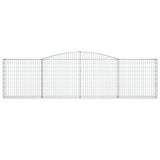 VidaXL Gabionengewölbe 400x30x100 120 cm aus verzinktem Eisen