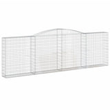 VidaXL Gabionengewölbe 400x30x120 140 cm aus verzinktem Eisen