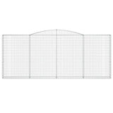 VidaXL Gabionengewölbe 400x30x160 180 cm aus verzinktem Eisen