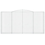 VidaXL Gabionengewölbe 400x30x200 220 cm aus verzinktem Eisen
