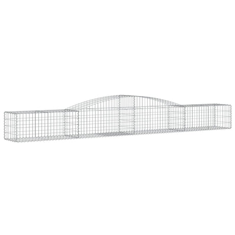 Vidaxx Gabione gewölbt 400x50x40 60 cm verzinktes Eisen
