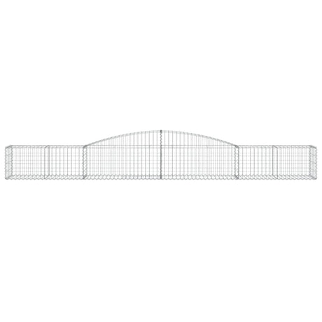 Vidaxx Gabione gewölbt 400x50x40 60 cm verzinktes Eisen