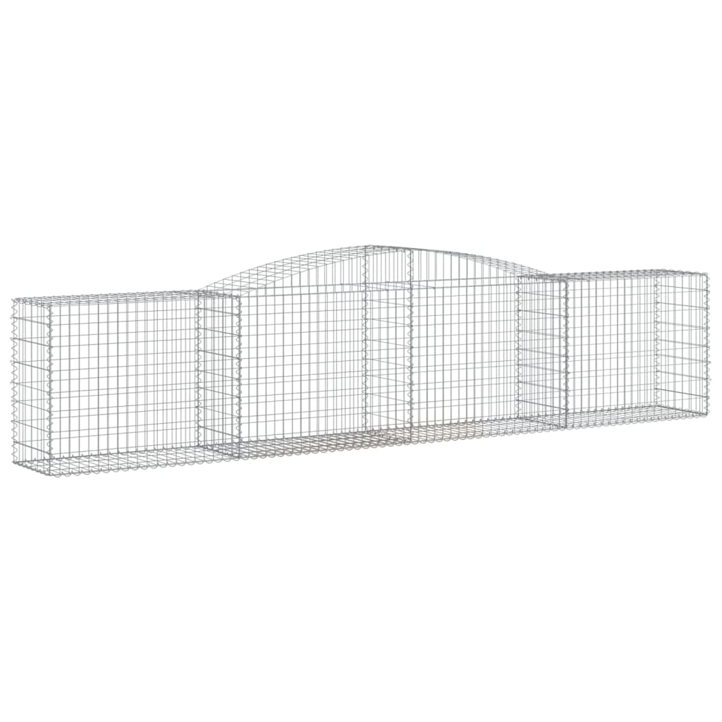 VidaXL Gabionengewölbe 400x50x80 100 cm aus verzinktem Eisen