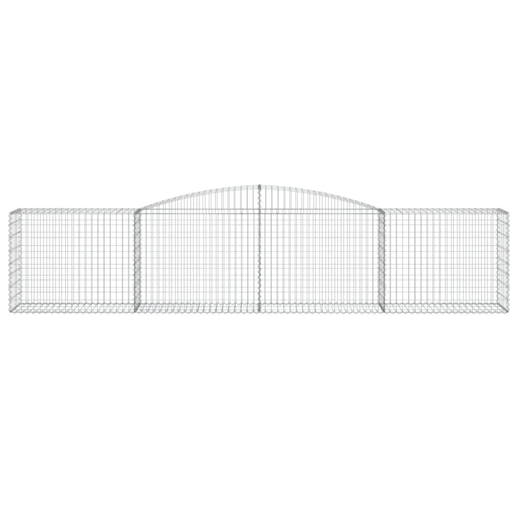 VidaXL Gabionengewölbe 400x50x80 100 cm aus verzinktem Eisen