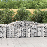 VidaXL Gabionengewölbe 400x50x80 100 cm aus verzinktem Eisen