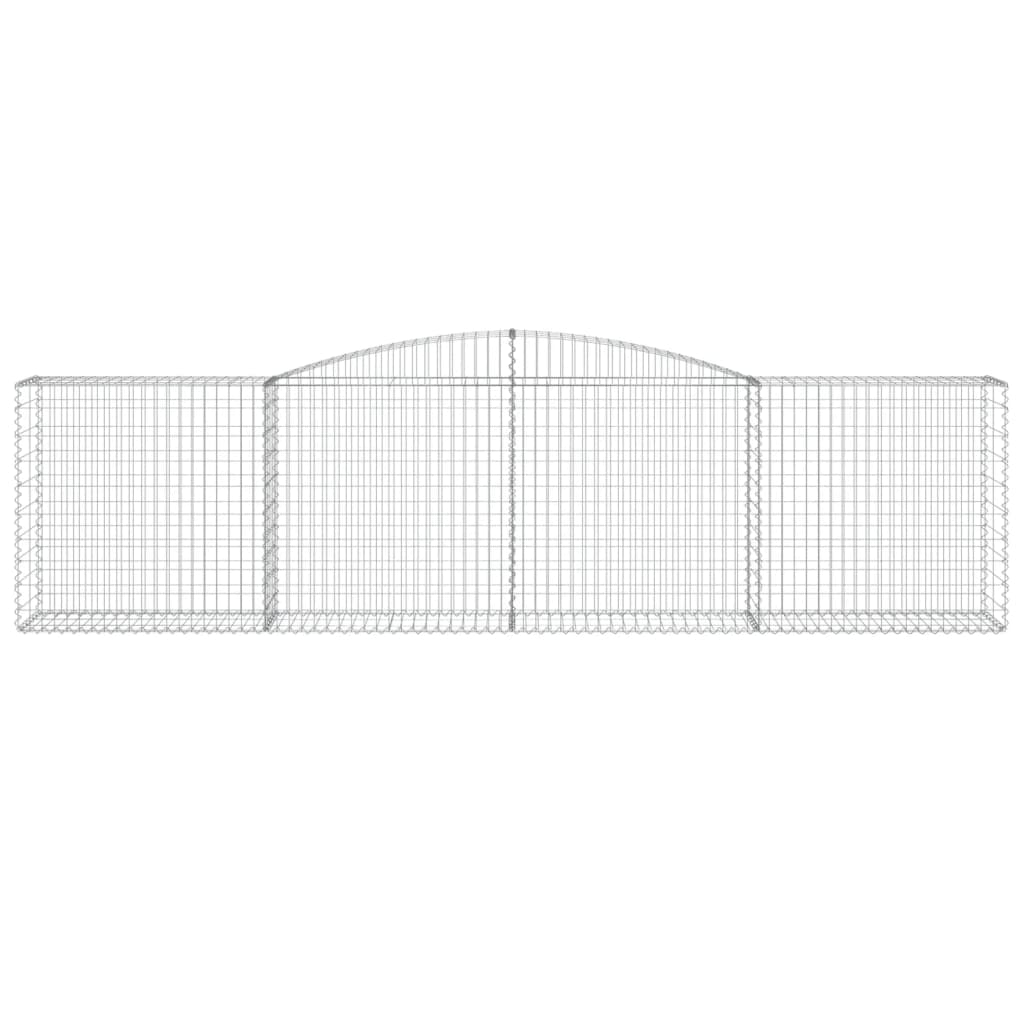 VidaXL Gabionengewölbe 400x50x100 120 cm aus verzinktem Eisen