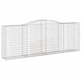 VidaXL Gabionengewölbe 400x50x140 160 cm aus verzinktem Eisen