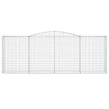 VidaXL Gabionengewölbe 400x50x140 160 cm aus verzinktem Eisen