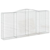 VidaXL Gabionengewölbe 400x50x180 200 cm aus verzinktem Eisen
