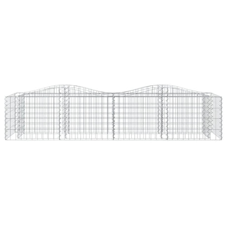 Vidaxx Gabionengewölbe erhöht 200x50x50 cm aus verzinktem Eisen