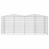 Vidaxx Gabionengewölbe erhöht 200x50x100 cm aus verzinktem Eisen
