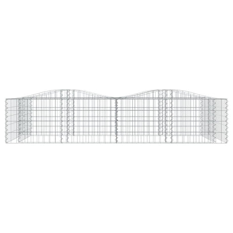 Vidaxx Gabionengewölbe erhöht 200x100x50 cm aus verzinktem Eisen
