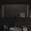 Vidaxl badkamerspiegel led 50x100 cm