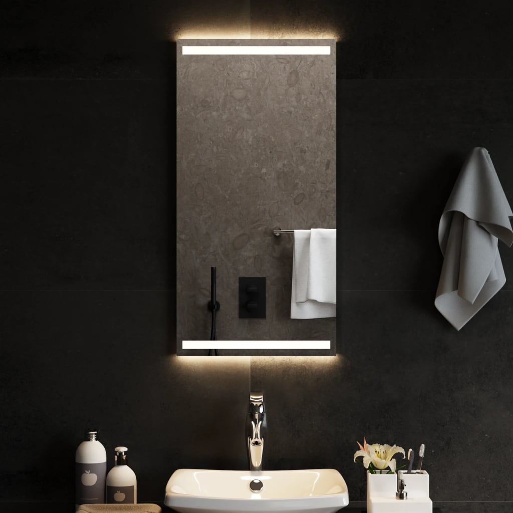 VidaXL Badezimmerspiegel LED 40x80 cm