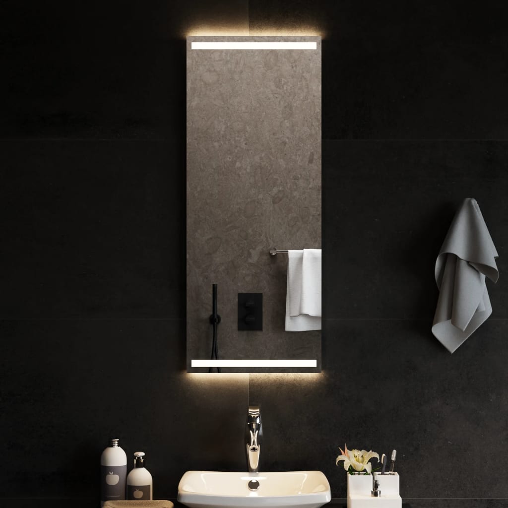 VidaXL Badezimmerspiegel LED 40x100 cm