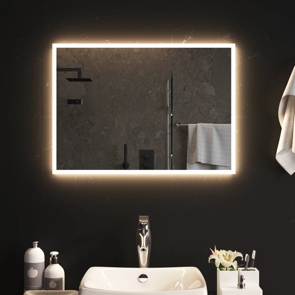 VidaXL Badezimmerspiegel LED 50x70 cm