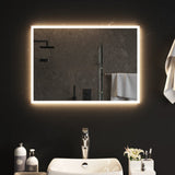 VidaXL Badezimmerspiegel LED 50x70 cm