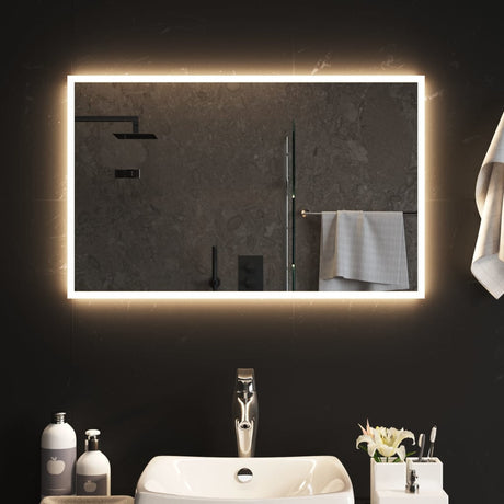 VidaXL Badezimmerspiegel LED 50x80 cm