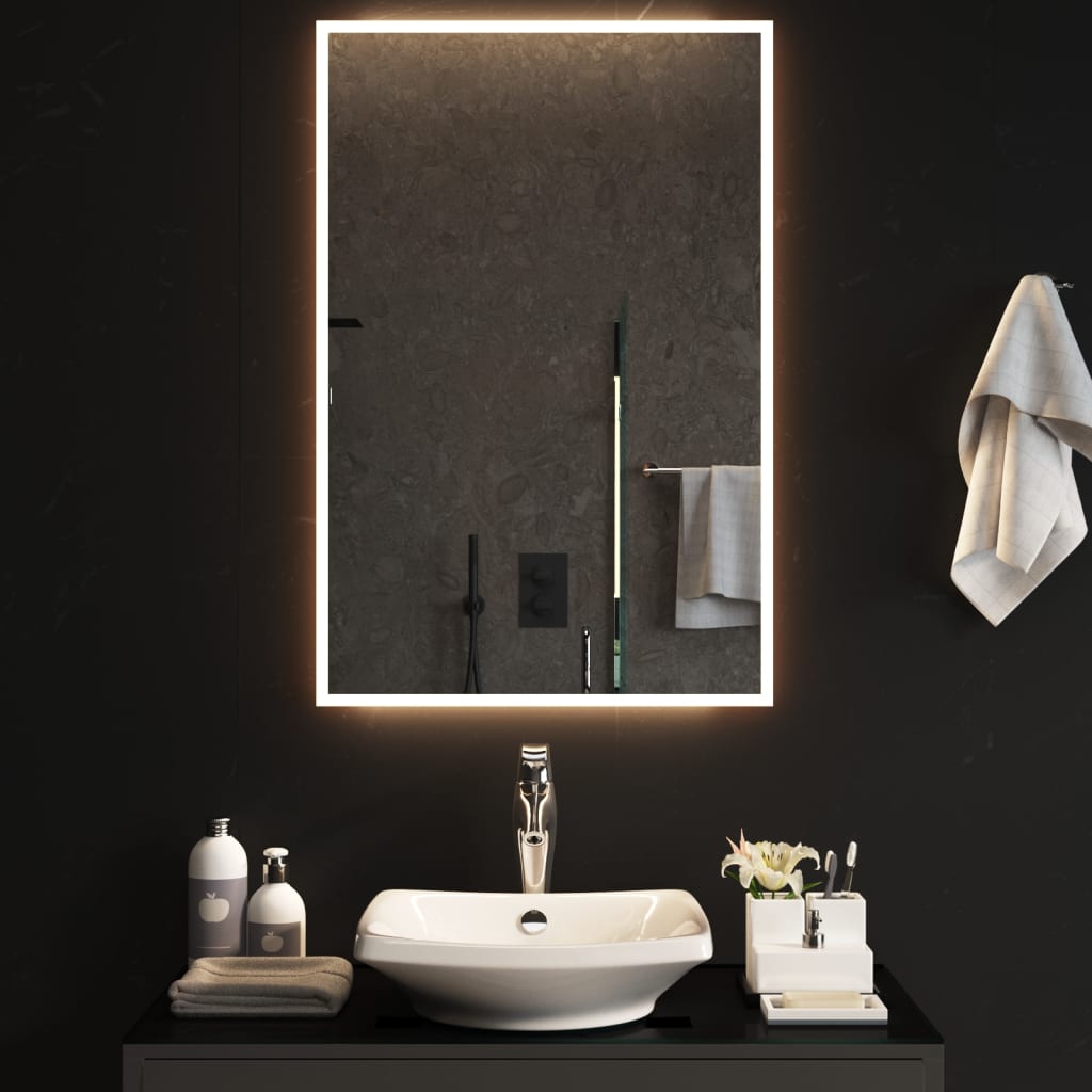 VidaXL Badezimmerspiegel LED 60x90 cm