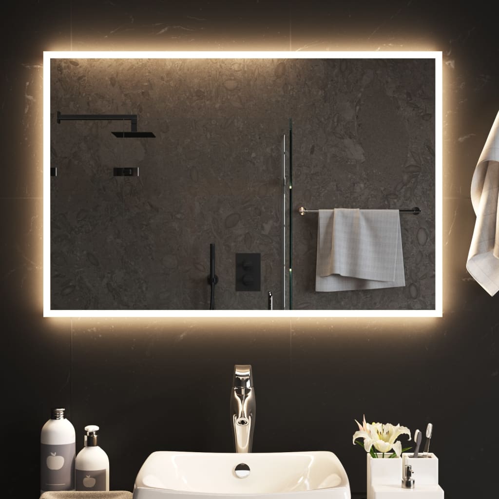 VidaXL Badezimmerspiegel LED 60x90 cm