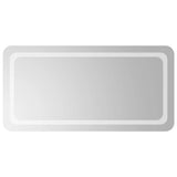 VidaXL Badezimmerspiegel LED 50x100 cm