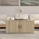 Vidaxl salontafel 80x50x36 cm bewerkt hout sonoma eikenkleurig