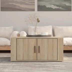 Vidaxl salontafel 80x50x36 cm bewerkt hout sonoma eikenkleurig
