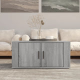 Vidaxl salontafel 80x50x36 cm bewerkt hout grijs sonoma eikenkleurig