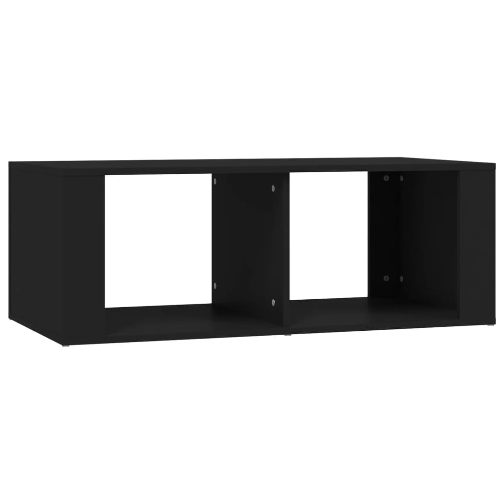 Vidaxl salontafel 100x50x36 cm bewerkt hout zwart