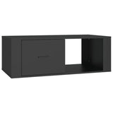 Vidaxl salontafel 100x50,5x35 cm bewerkt hout zwart