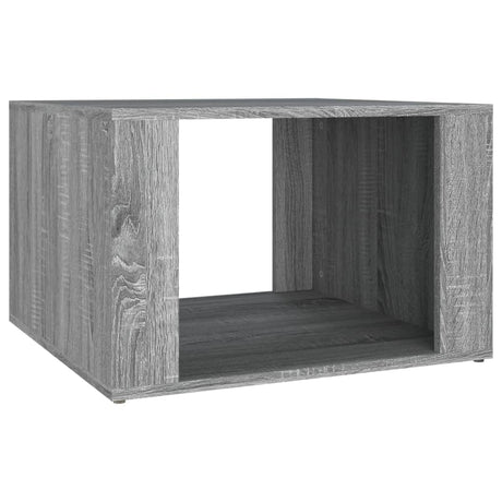 Vidaxl nachtkastje 57x55x36 cm bewerkt hout grijs sonoma eikenkleurig