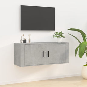 Vidaxl tv-wandmeubel 100x34,5x40 cm betongrijs