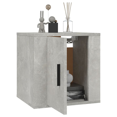Vidaxl tv-wandmeubel 40x34,5x40 cm betongrijs
