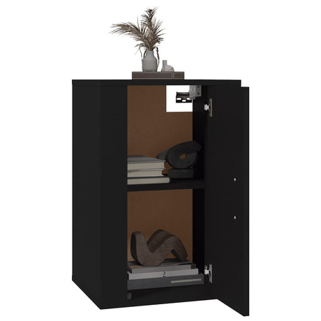 Vidaxl tv-wandmeubel 40x34,5x60 cm zwart