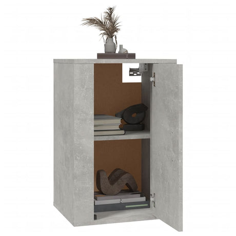 Vidaxl tv-wandmeubel 40x34,5x60 cm betongrijs