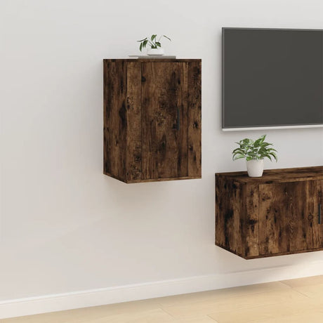 Vidaxl tv-wandmeubel 40x34,5x60 cm gerookt eikenkleurig