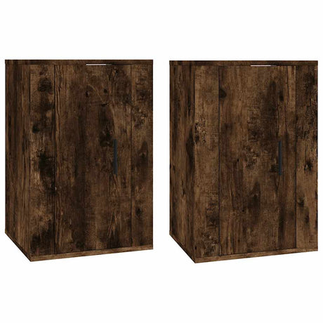 Vidaxl tv-wandmeubels 2 st 40x34,5x60 cm gerookt eikenkleurig
