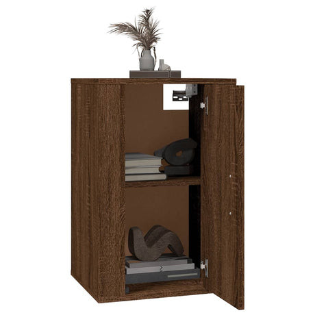Vidaxl tv-wandmeubel 40x34,5x60 cm bruin eikenkleur