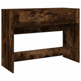 Vidaxl wandtafel 100x39x75 cm bewerkt hout gerookt eikenkleurig