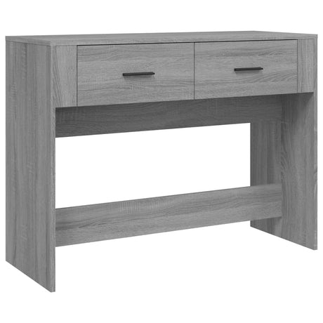 Vidaxl wandtafel 100x39x75 cm bewerkt hout grijs sonoma eikenkleurig