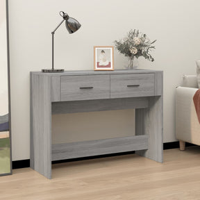 Vidaxl wandtafel 100x39x75 cm bewerkt hout grijs sonoma eikenkleurig