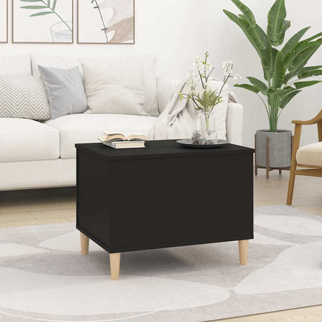 Vidaxl salontafel 60x44,5x45 cm bewerkt hout zwart