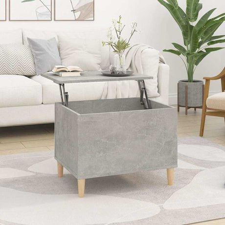 Vidaxl salontafel 60x44,5x45 cm bewerkt hout betongrijs