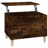 Vidaxl salontafel 60x44,5x45 cm bewerkt hout gerookt eikenkleurig
