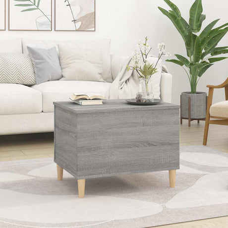 Vidaxl salontafel 60x44,5x45 cm bewerkt hout grijs sonoma eikenkleurig