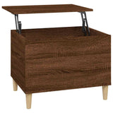 Vidaxl salontafel 60x44,5x45 cm bewerkt hout bruin eikenkleur