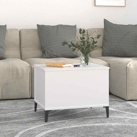 Vidaxl salontafel 60x44,5x45 cm bewerkt hout wit