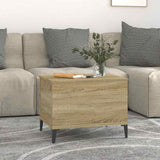 Vidaxl salontafel 60x44,5x45 cm bewerkt hout sonoma eikenkleurig