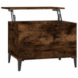 Vidaxl salontafel 60x44,5x45 cm bewerkt hout gerookt eikenkleurig