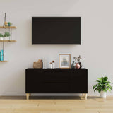 Vidaxl tv-meubel 102x44,5x50 cm bewerkt hout zwart